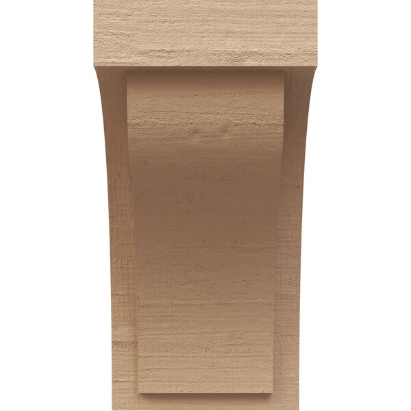 7in. W X 7in. D X 14in. H Series 2 Wide Helena Rough Cedar Woodgrain TimberThane Corbel, Primed Tan